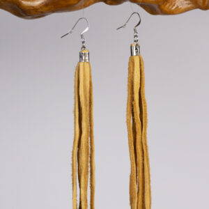 Moose hide tassel earrings