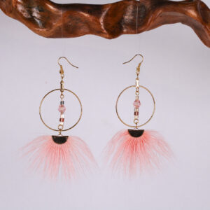 Pink Caribou Earrings